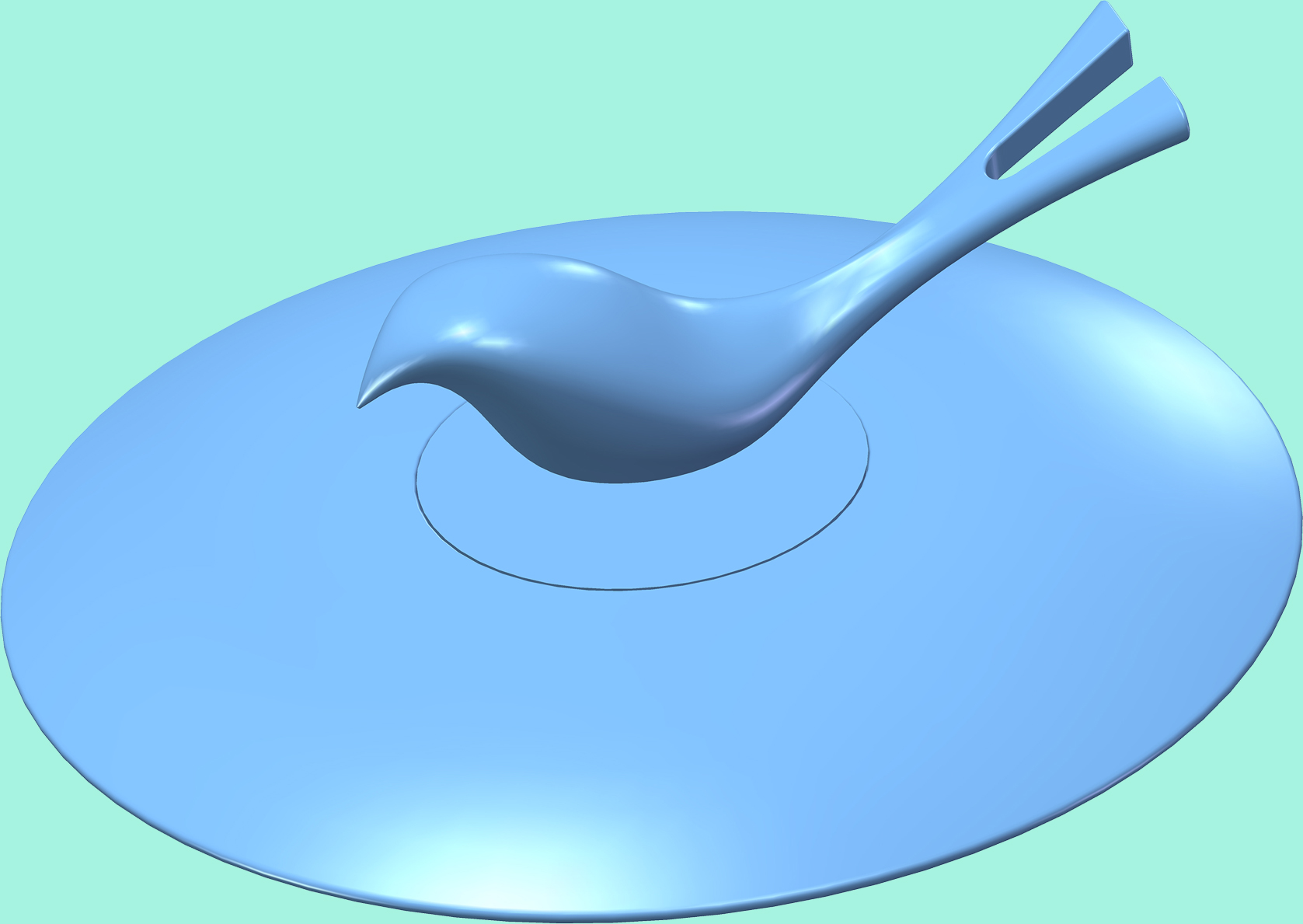 摘要附图摘要1.本外观设计产品的名称锅盖.2.