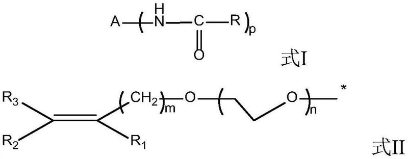 所述聚醚单体具有如下式i所示的结构;r相同或者不同,彼此独立地选自选