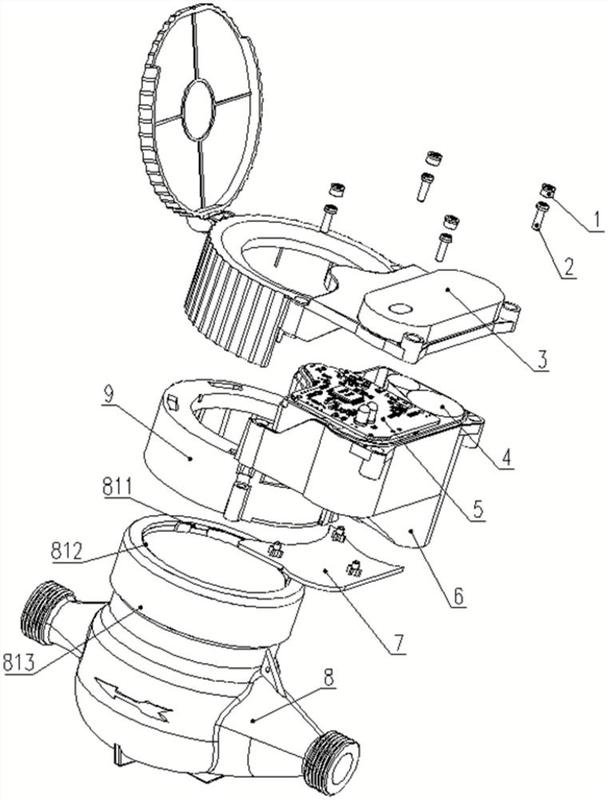 水表的结构图图片