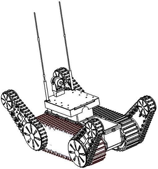 六履带四摆臂防爆机器人平台-爱企查