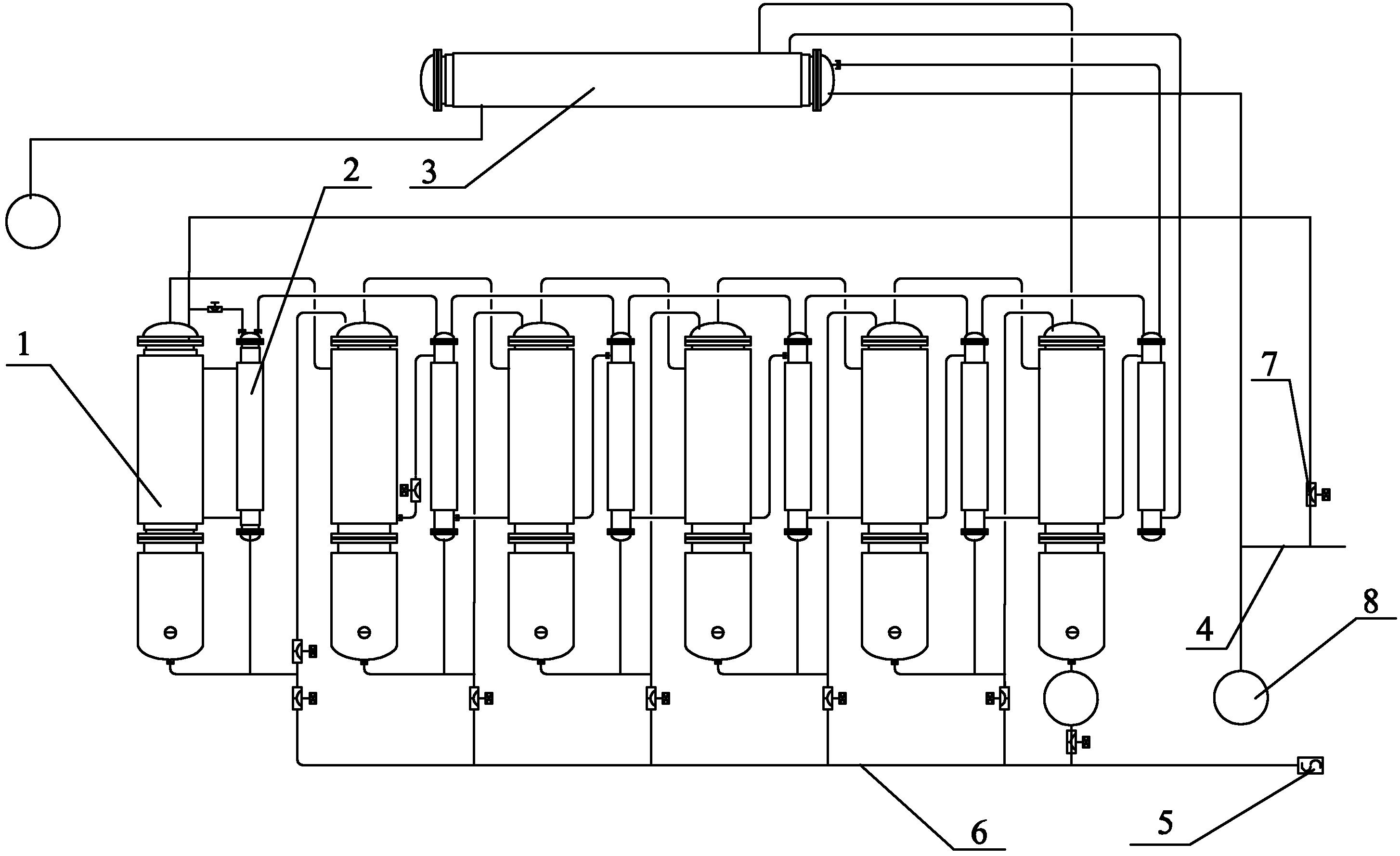 具有完整性灭菌与积水排放功能的多效蒸馏水机