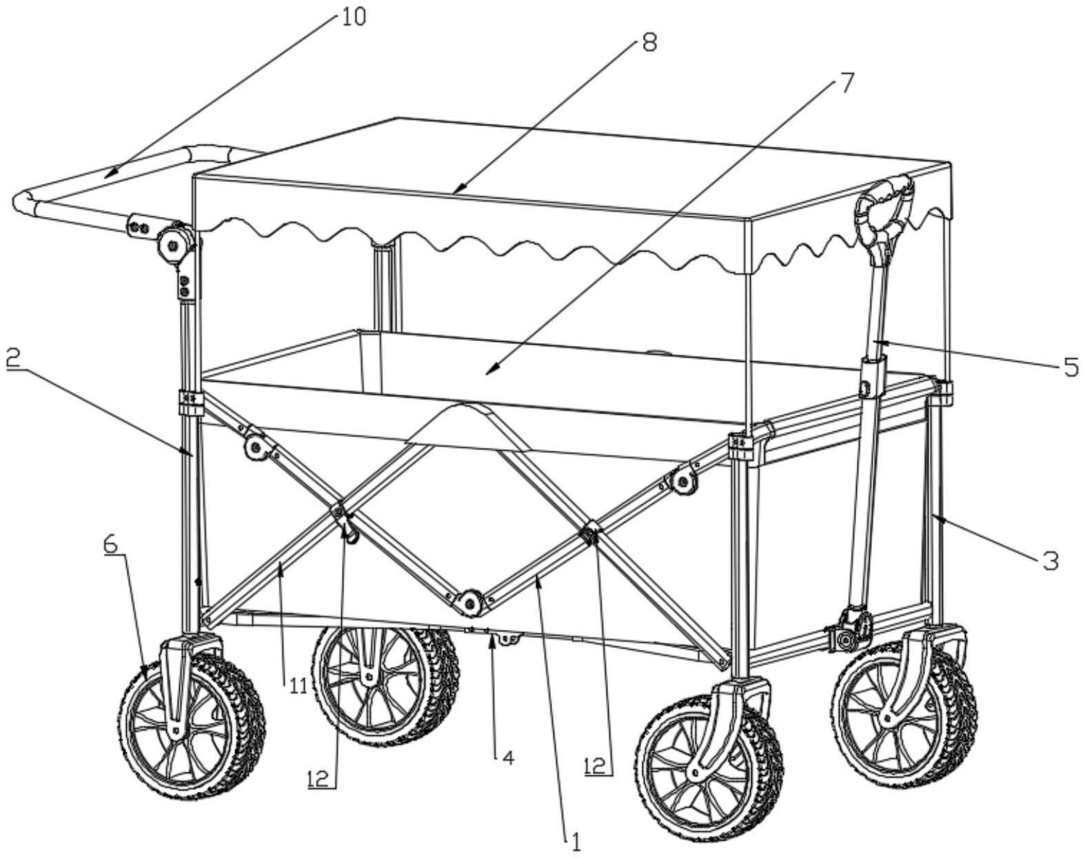一种双交叉手推车-爱企查