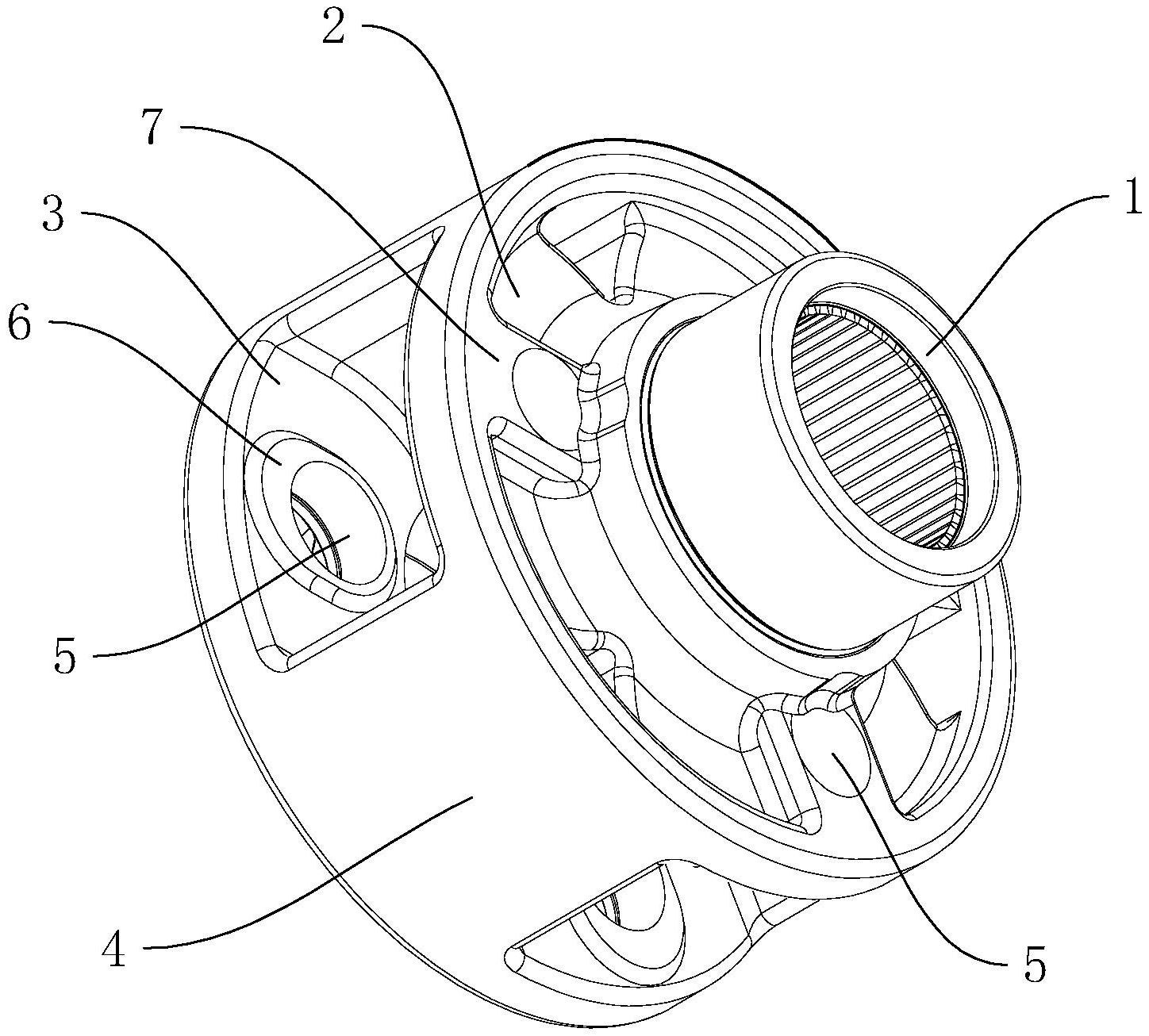 一种用于高容量风力发电行星架