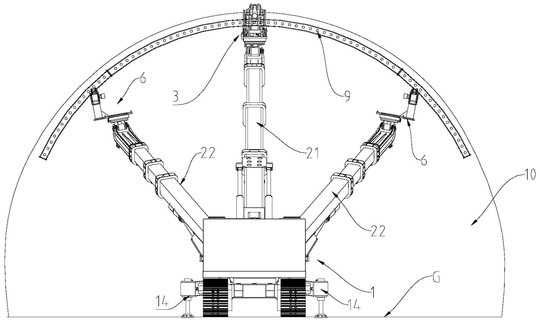 隧道拱架的安装方法