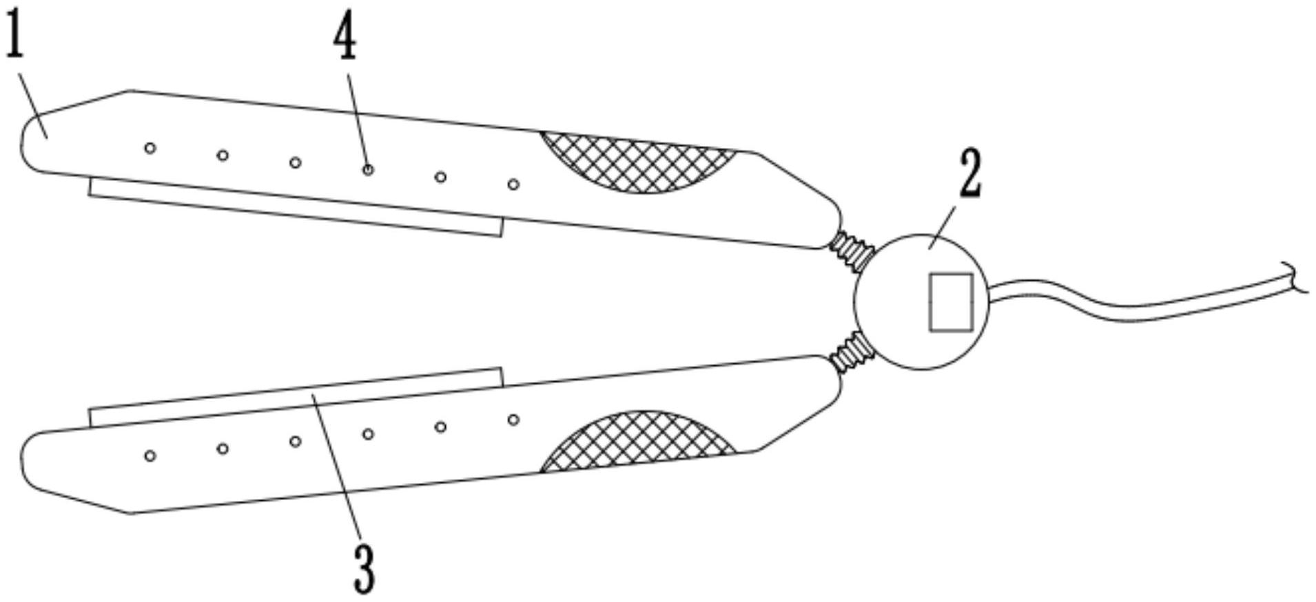一种浮动式夹板直发器-爱企查