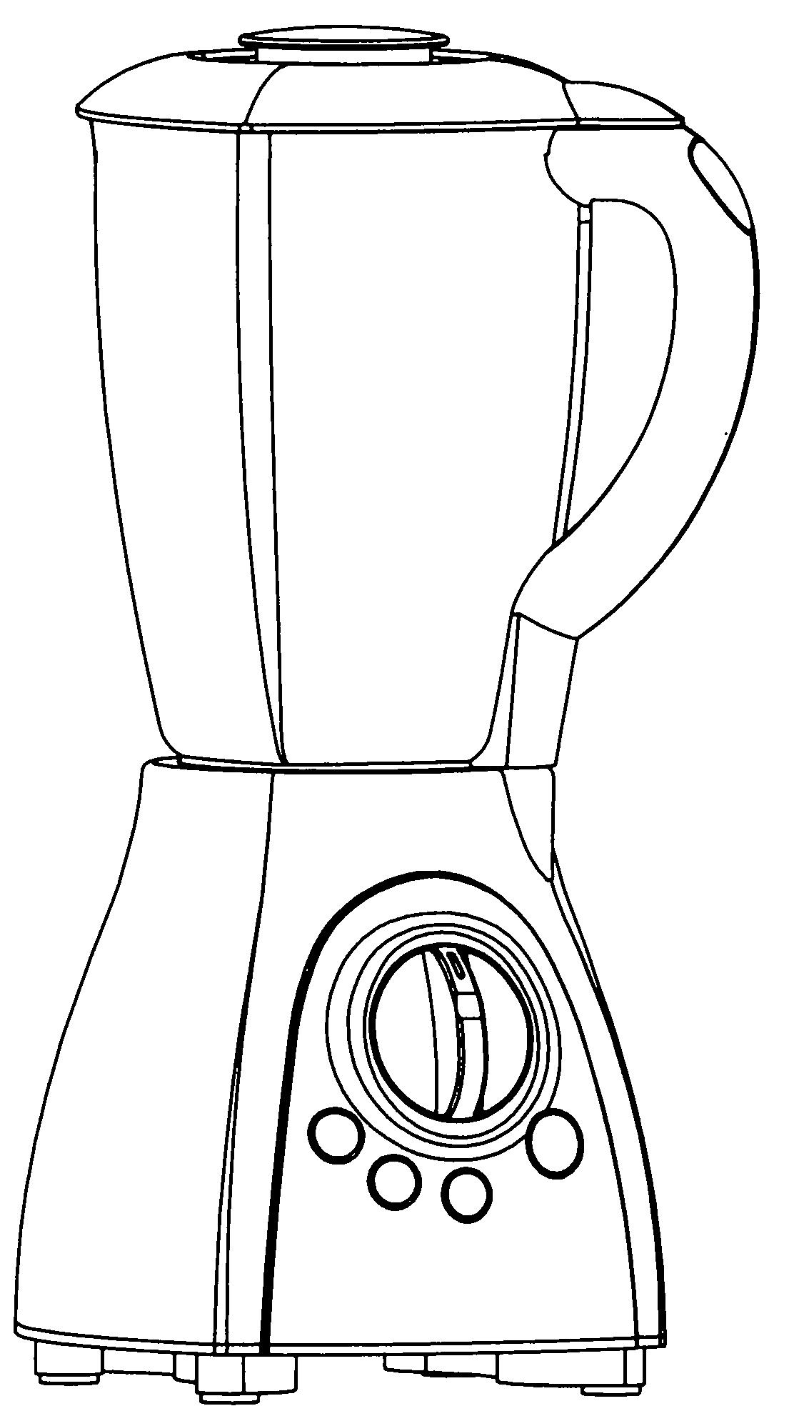 榨汁机简单画法图片
