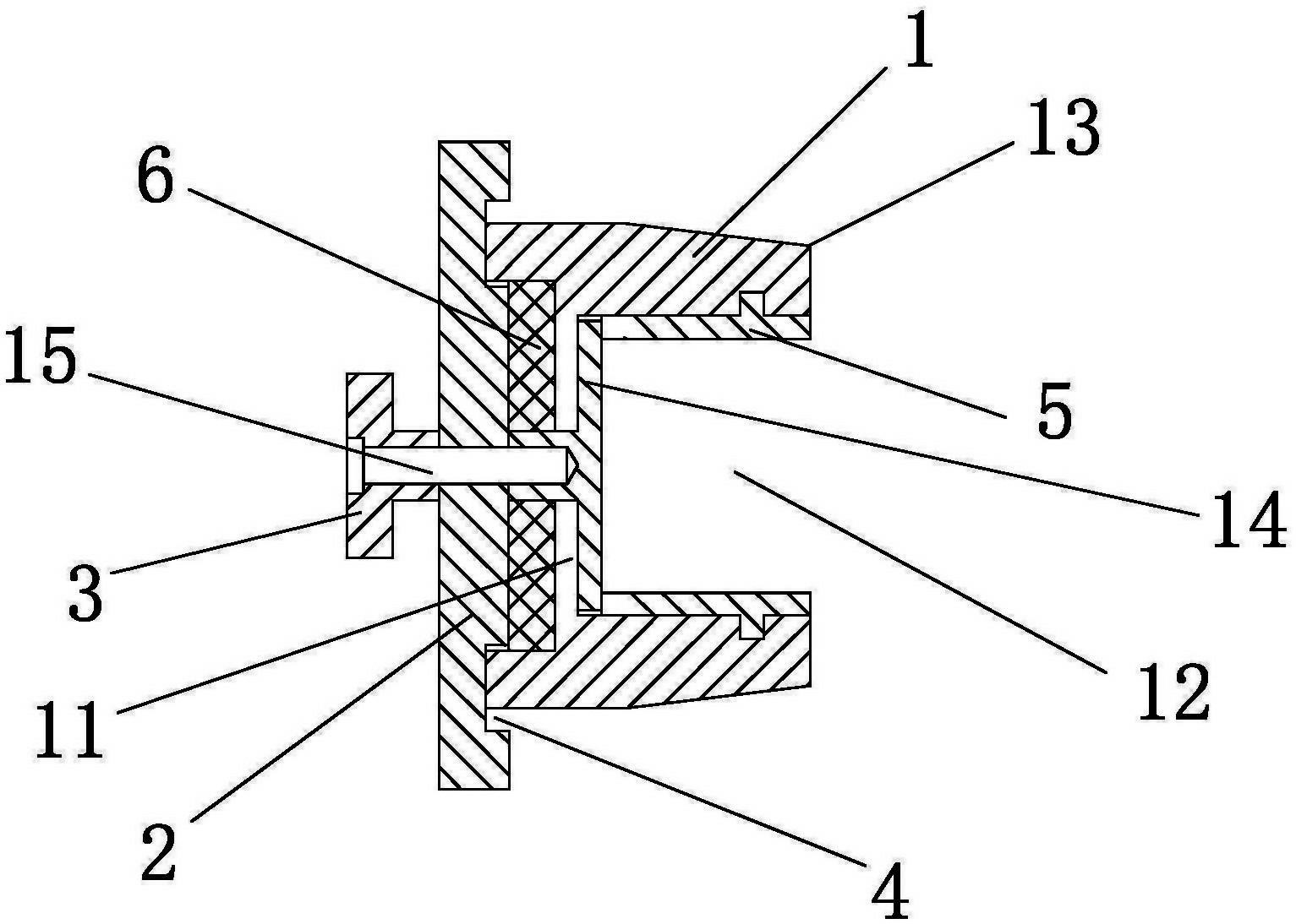 且多个缩管单体以中心对称方式合在一起构成缩口模具本体