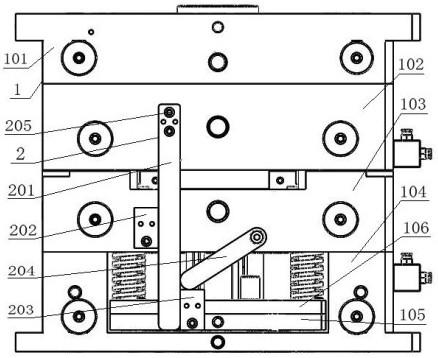 一种带有机械式摆杆先复位机构的注塑模具-爱企查
