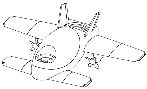 航空飞行器简笔画图片