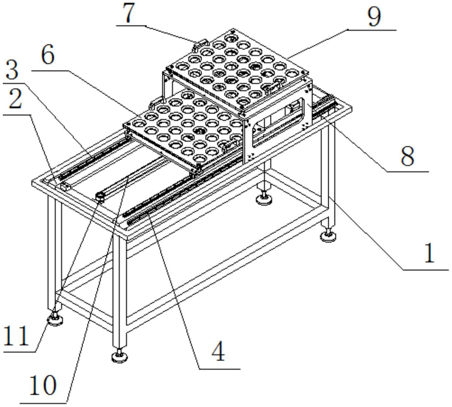 摘要附图摘要本实用新型公开了一种双层料盘式料仓