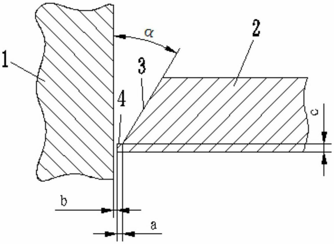 一种钢板焊接的单坡v形坡口结构-爱企查