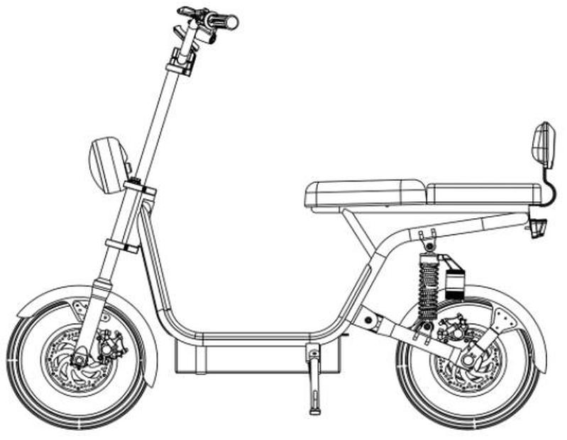 摘要附图摘要1本外观设计产品的名称:电动车(kugookirin c2系列) 2