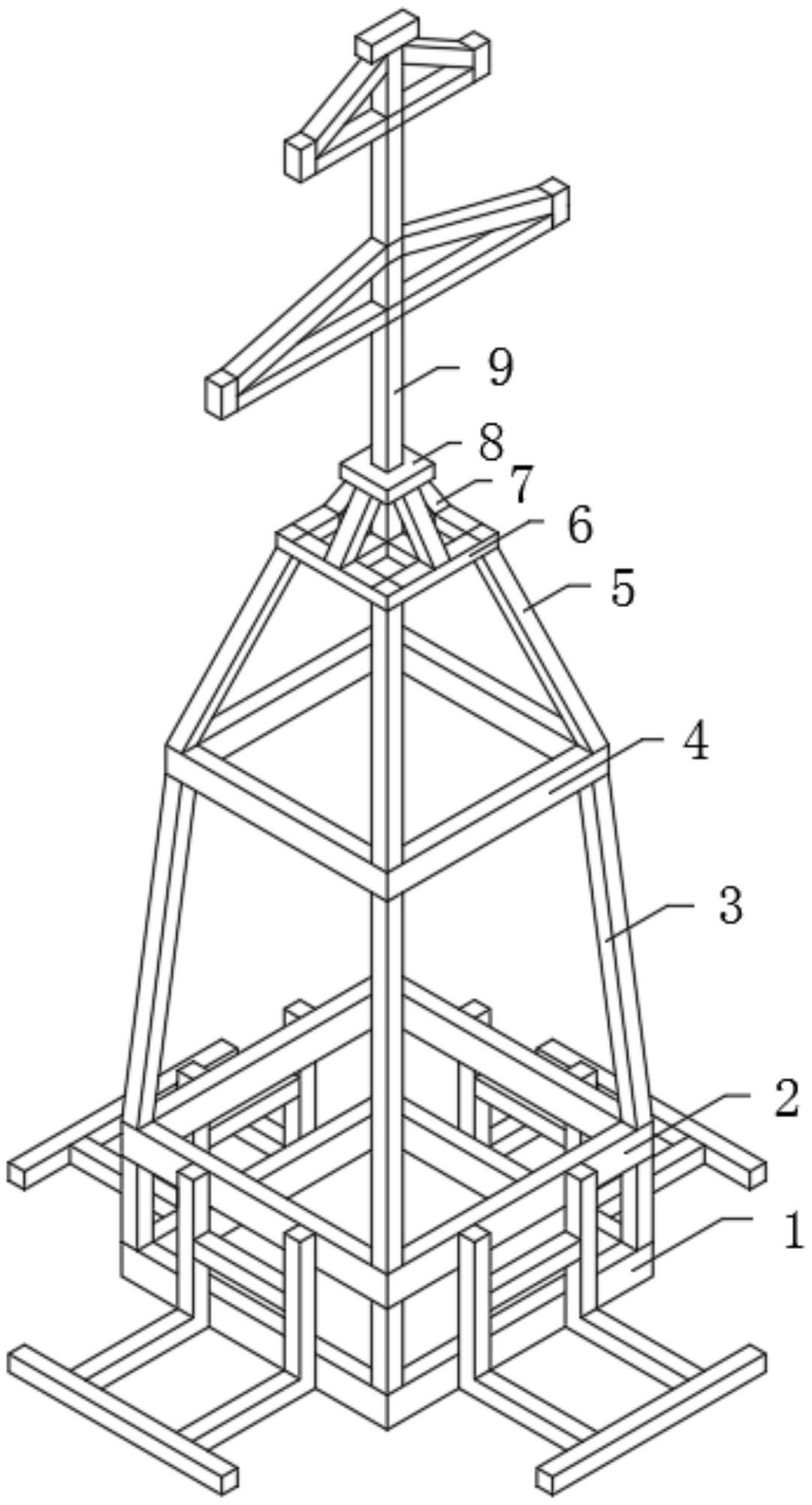 一种采用工字型杆塔接地装置的电力杆塔-爱企查