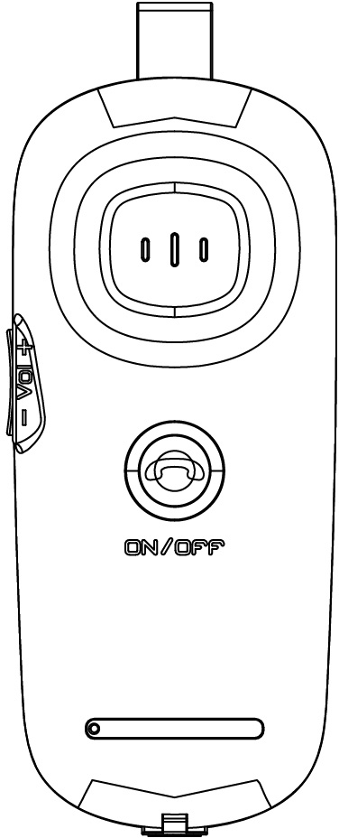 摘要附图摘要1.本外观设计产品的名称:蓝牙听筒音箱(rphone-04).2.