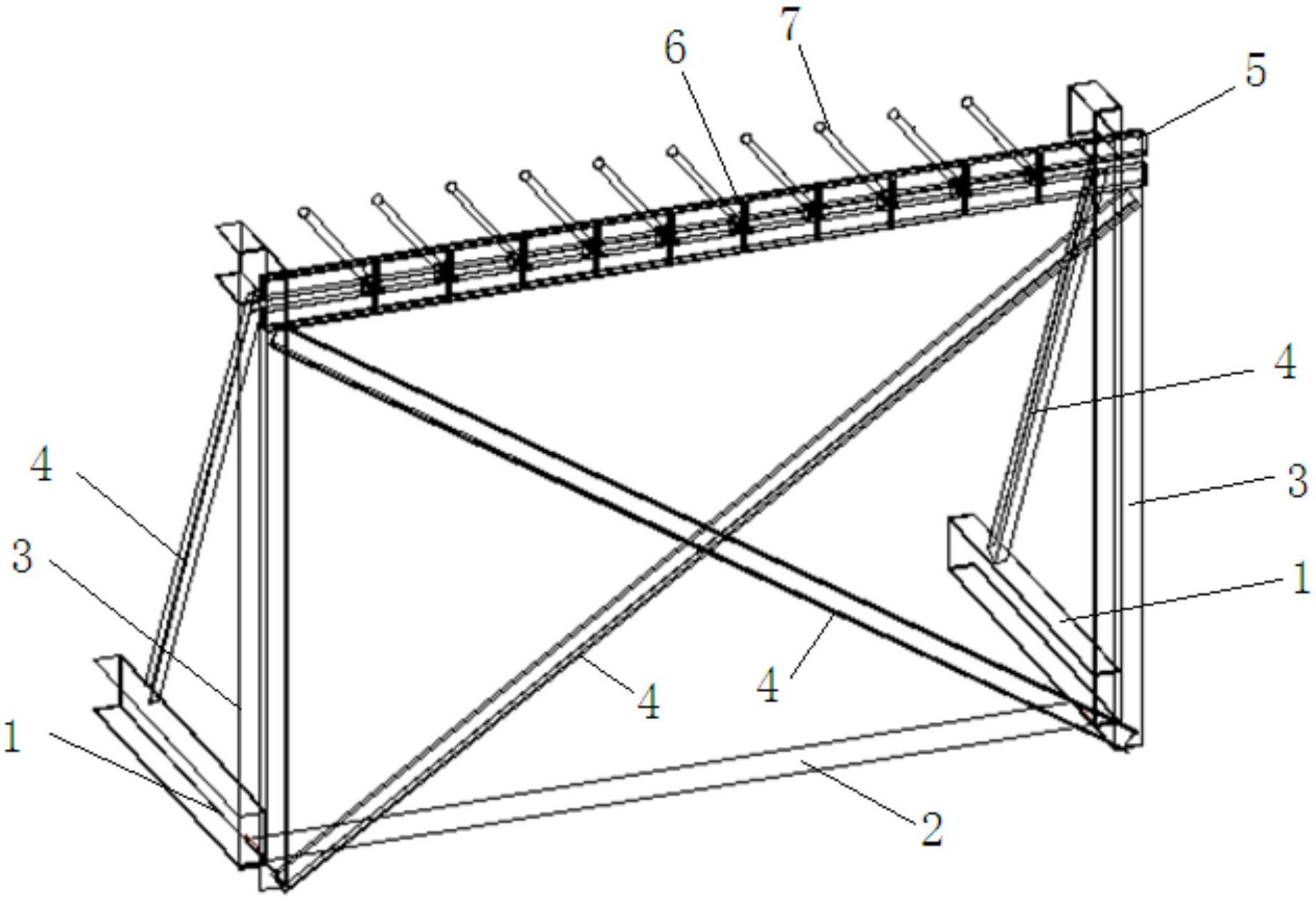 一种预制混凝土墙板堆放支架-爱企查