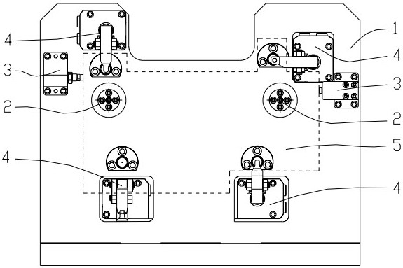 一面两销夹具简图图片