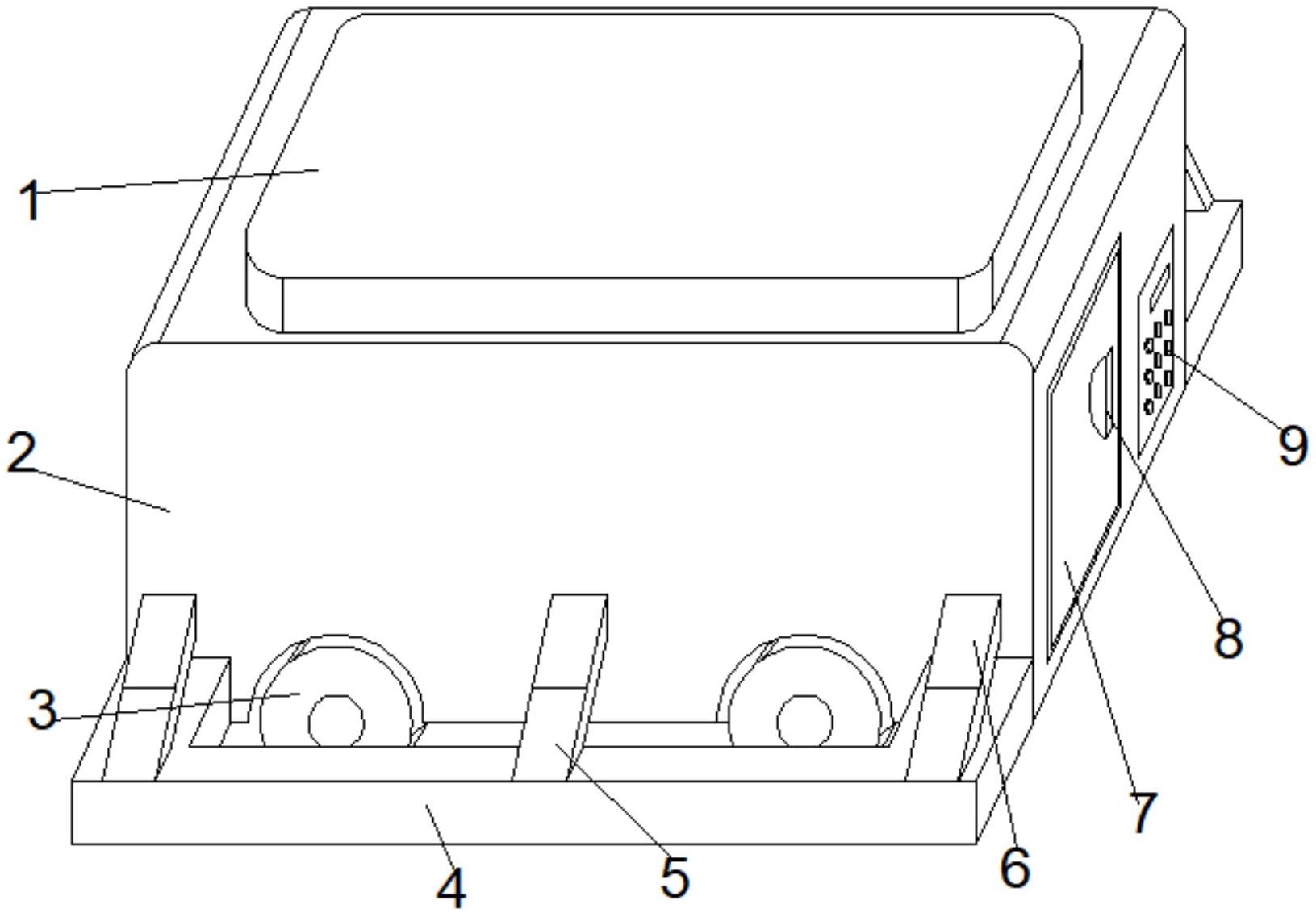 一种设有防侧翻机构的agv小车-爱企查