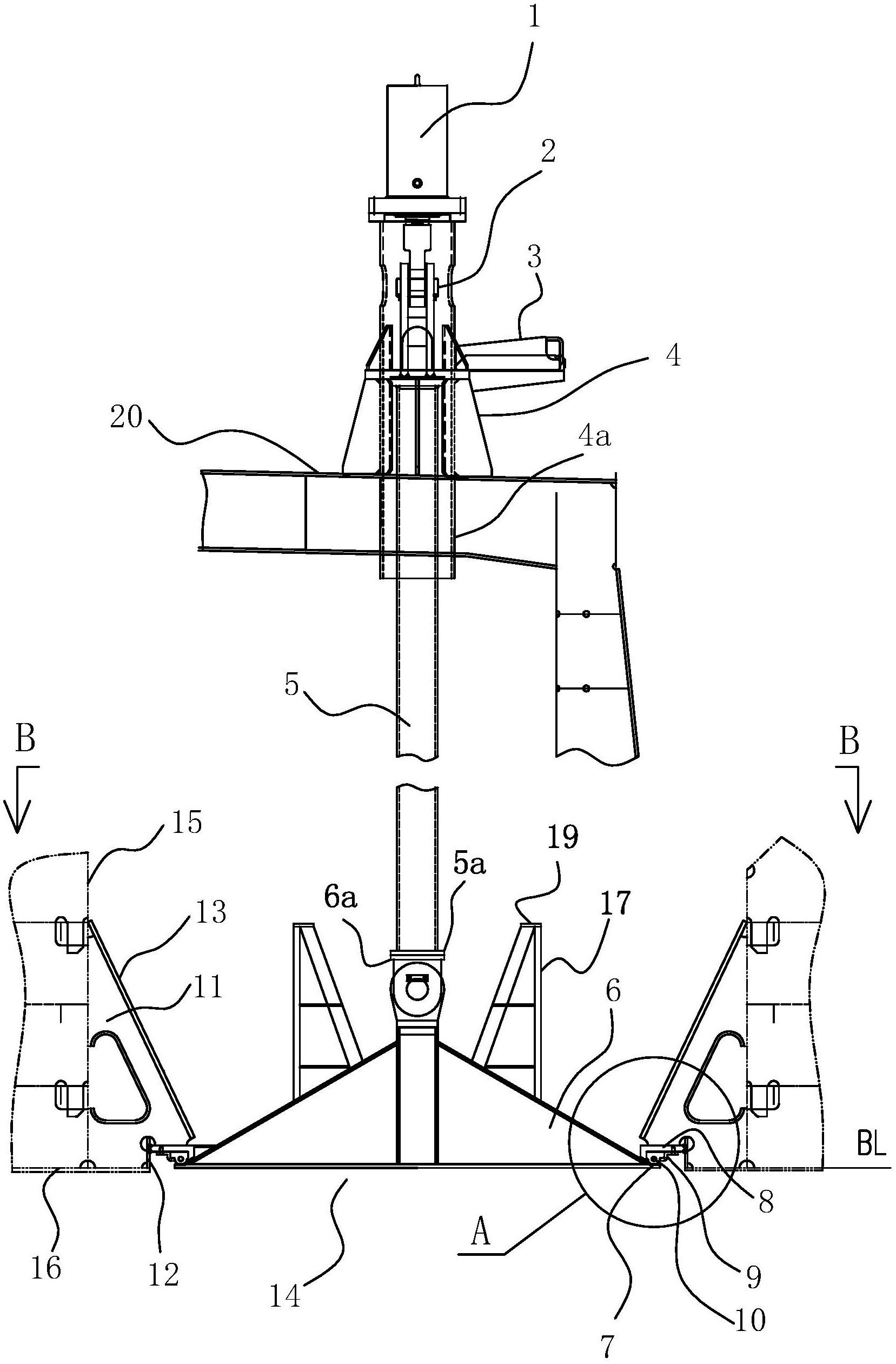 船的泥门安装方法包括以下步骤,a,安装前预准备;b,泥门孔周围结构及