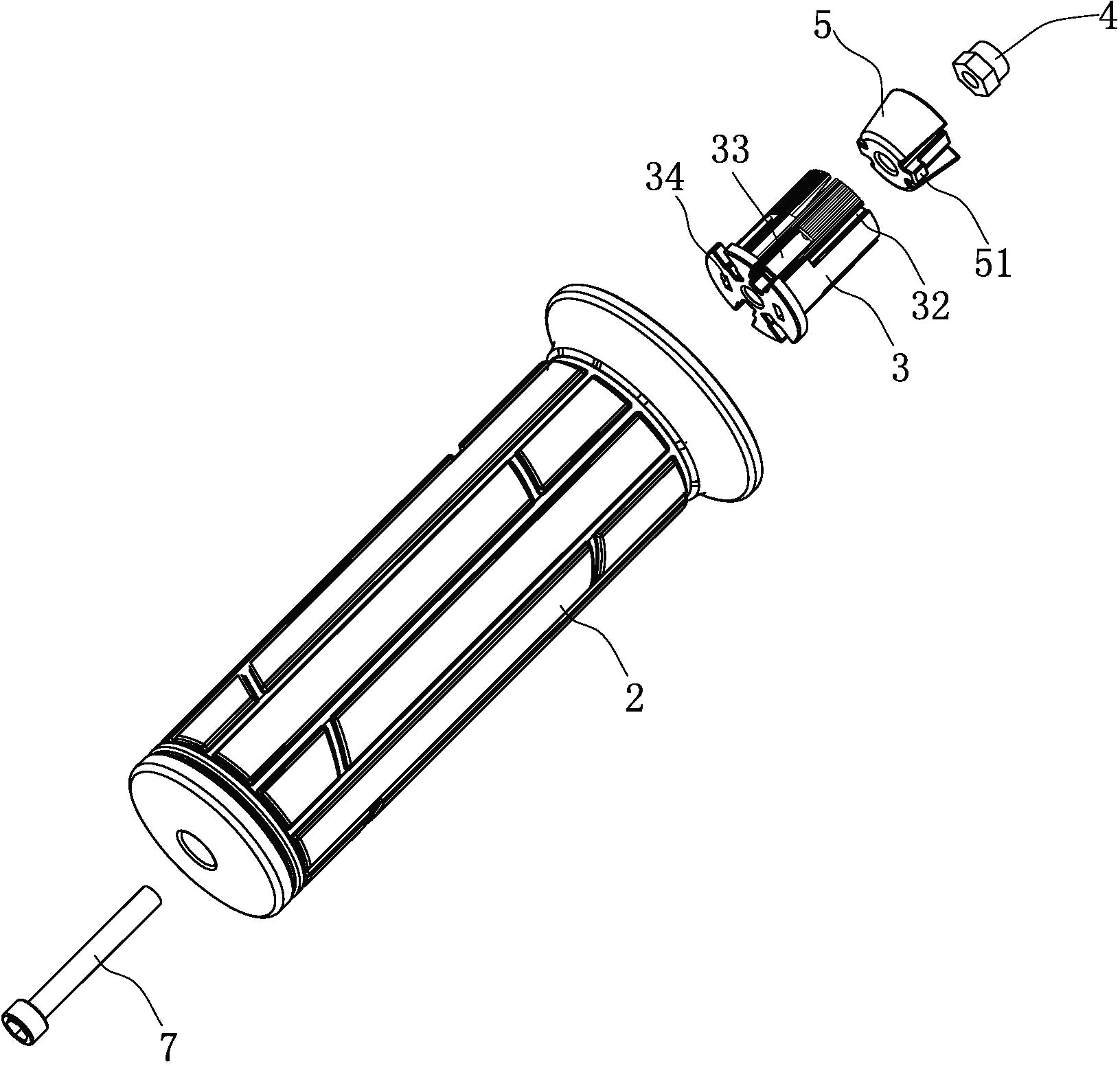 车辆把套锁紧结构-爱企查