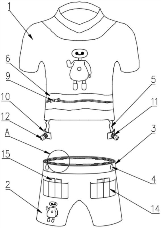 一种安全型分体式儿童泳衣-爱企查