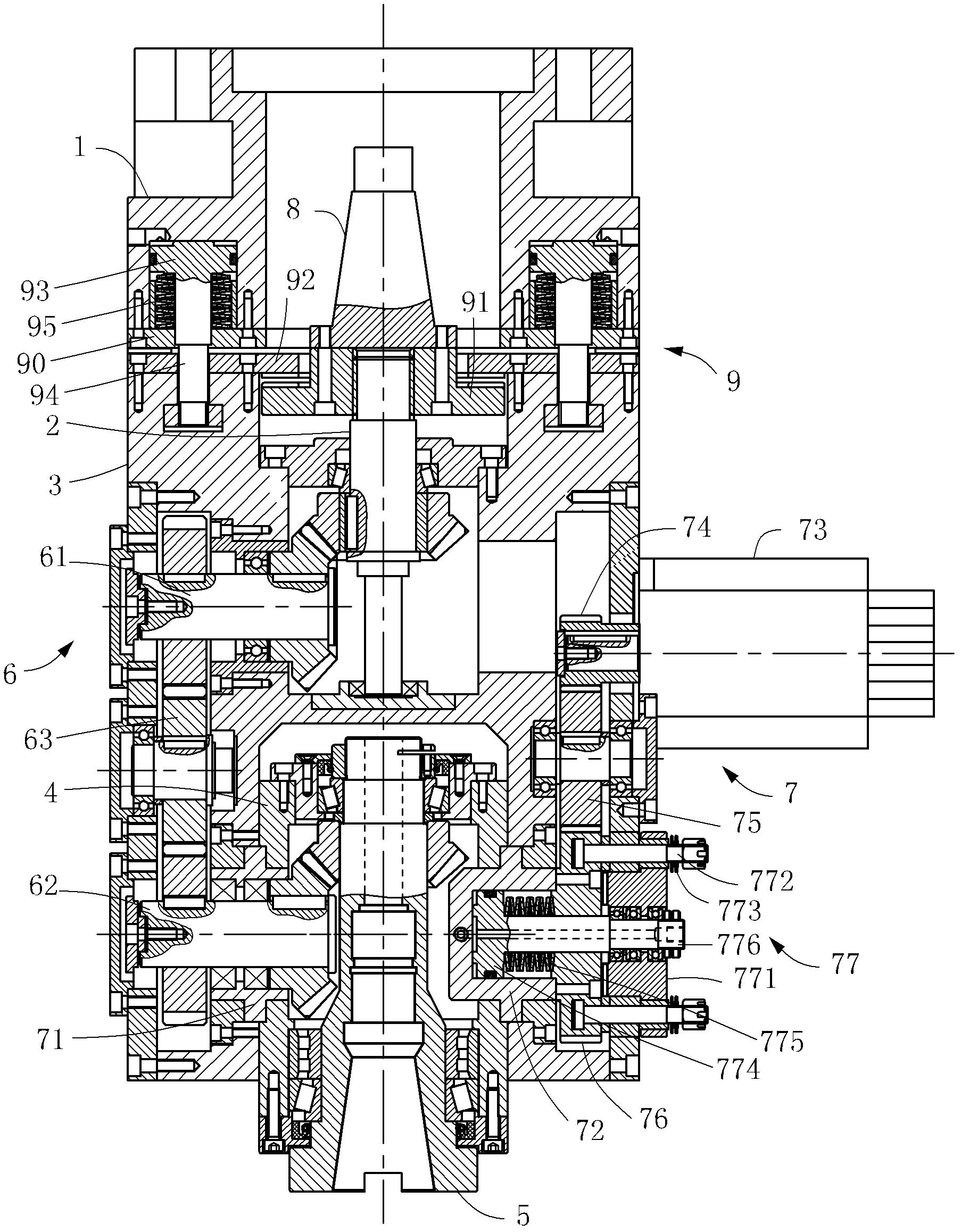 用于铣床的机械式五轴动力头-爱企查