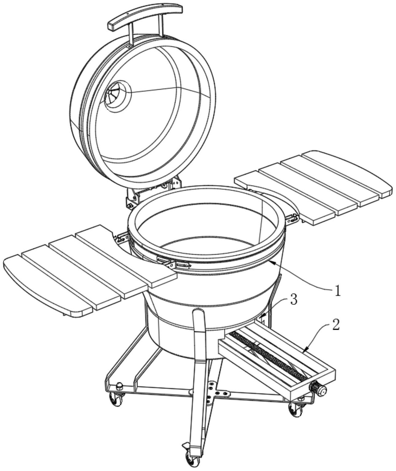 一种可拨炭式陶瓷烧烤炉-爱企查