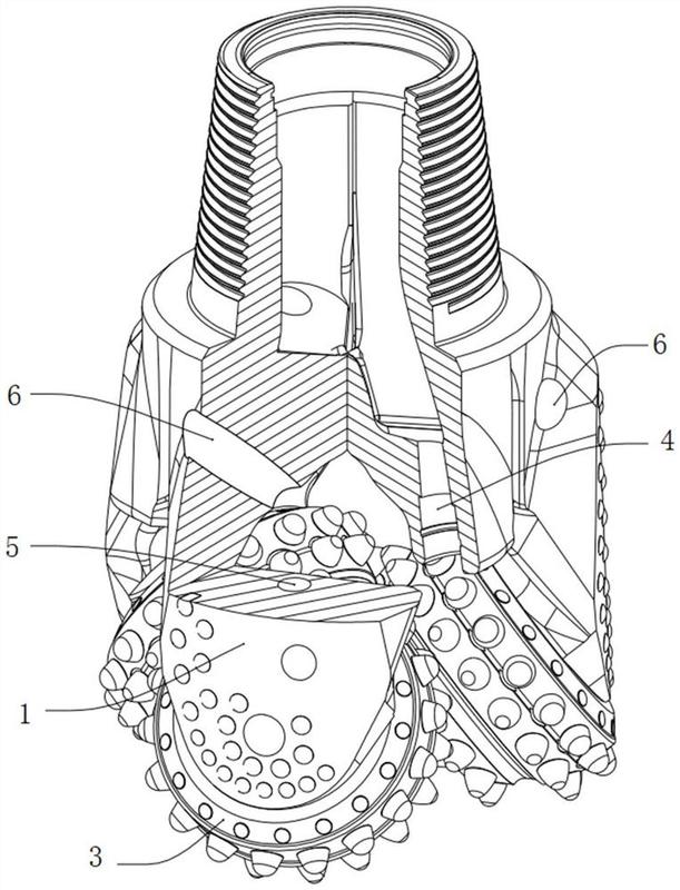一种带有排碴孔的牙轮钻头
