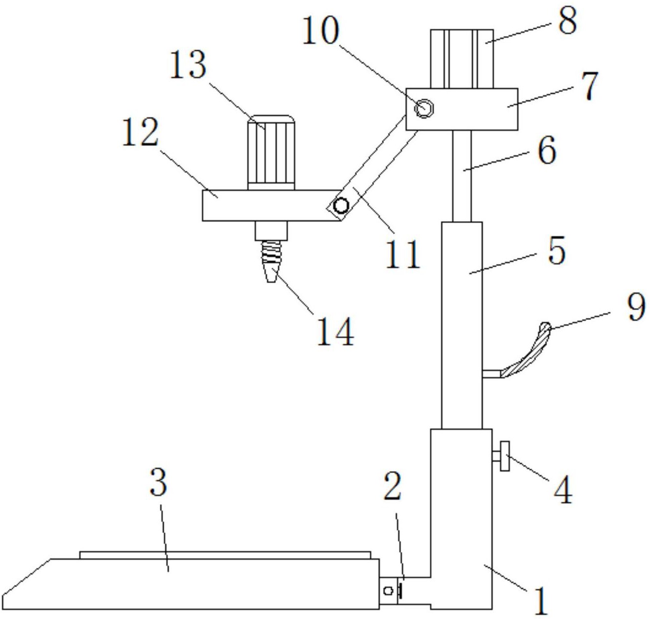 一种小型件的台式攻牙机-爱企查