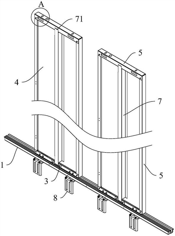 整体折弯式的电梯门以及电梯门系统