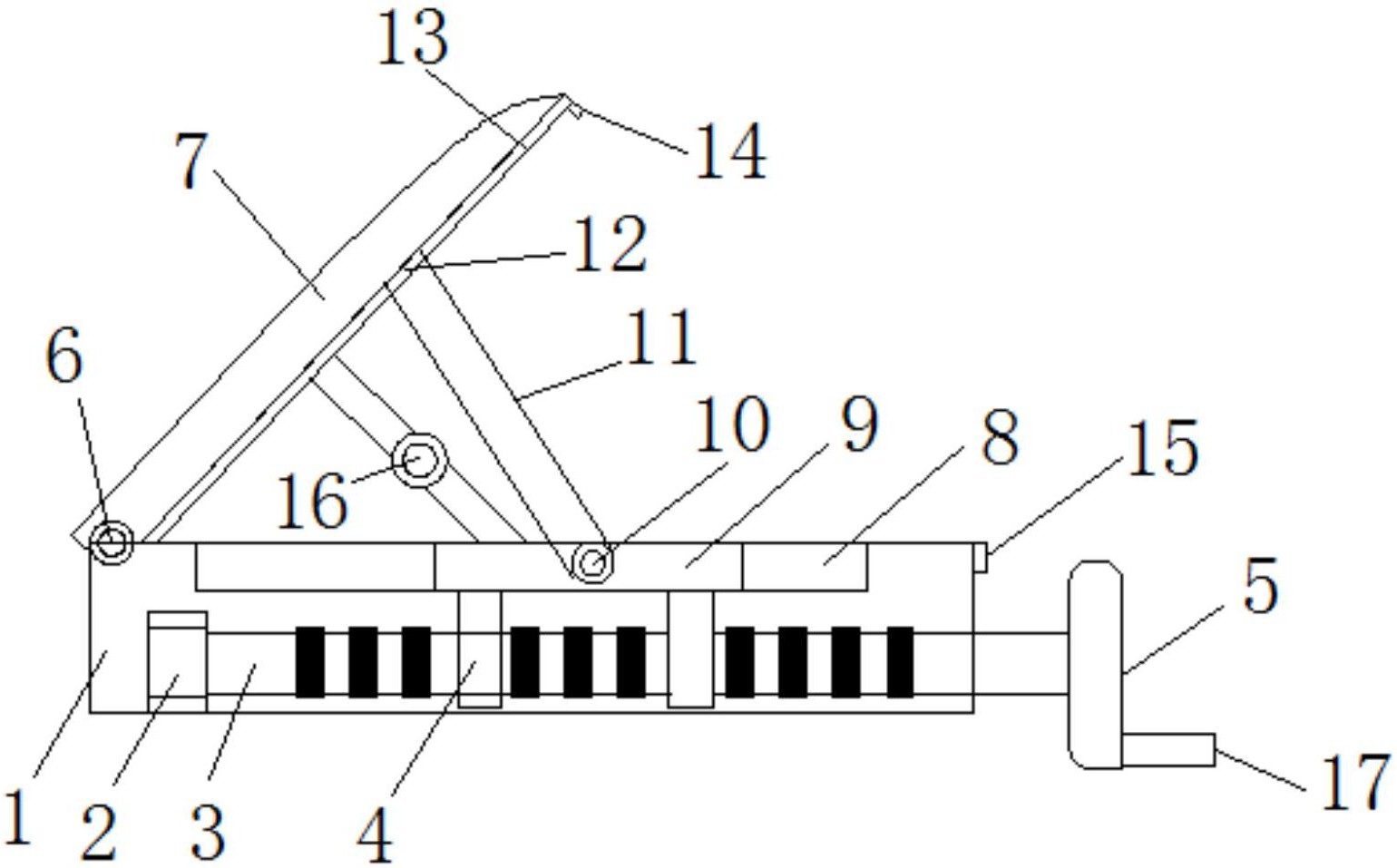 一种便于调节的翻盖板-爱企查