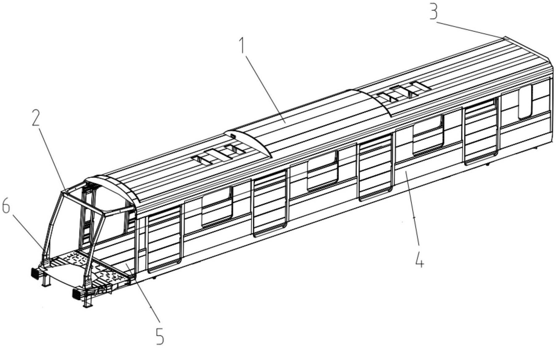 地铁车体结构图片