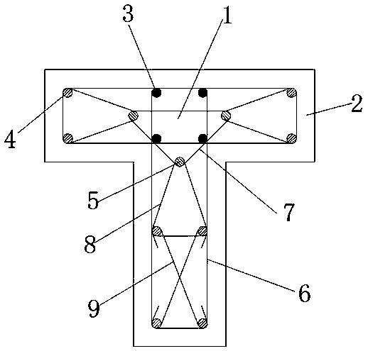一种改进型t字形钢筋混凝土异形柱