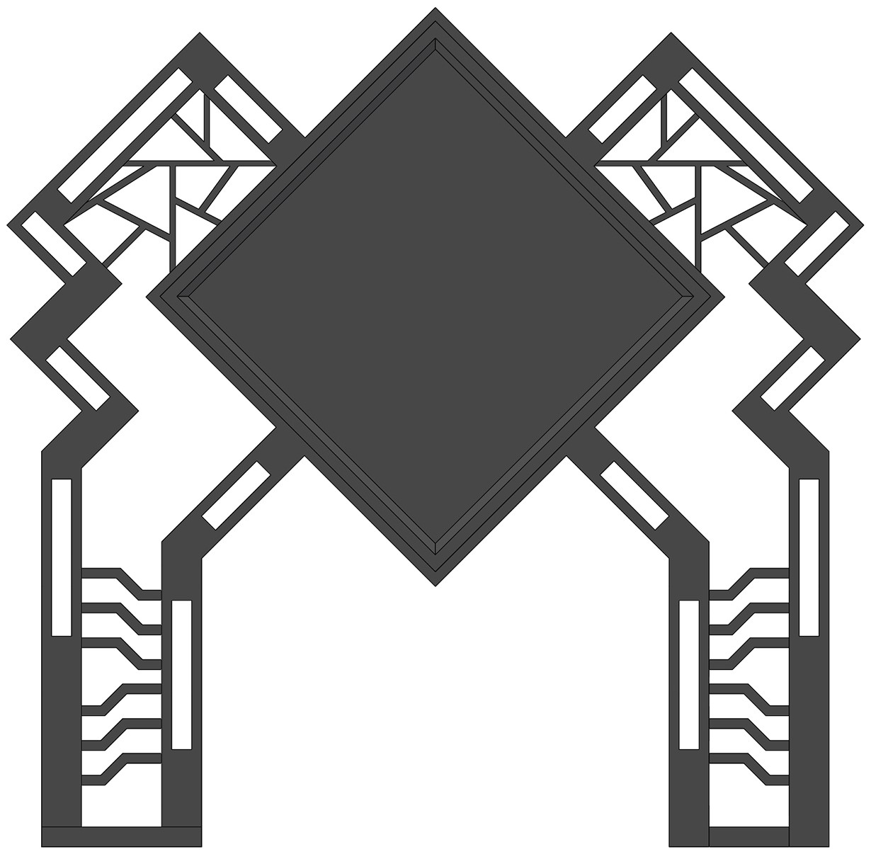 摘要附图摘要1.本外观设计产品的名称:广告牌.2.