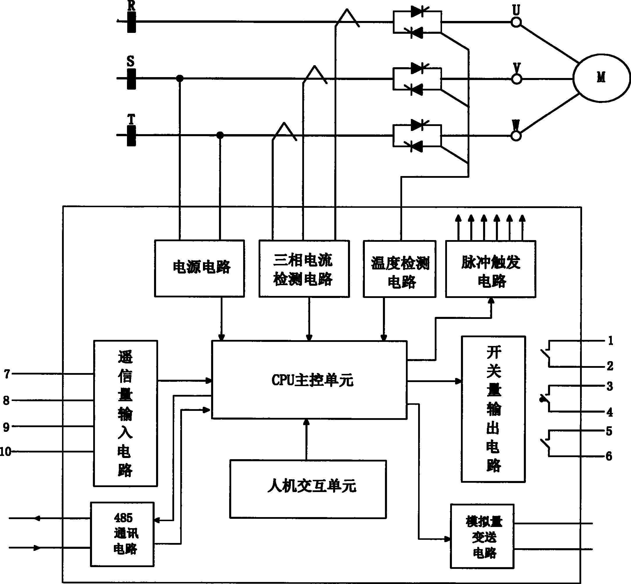 软启动器内部原理图图片