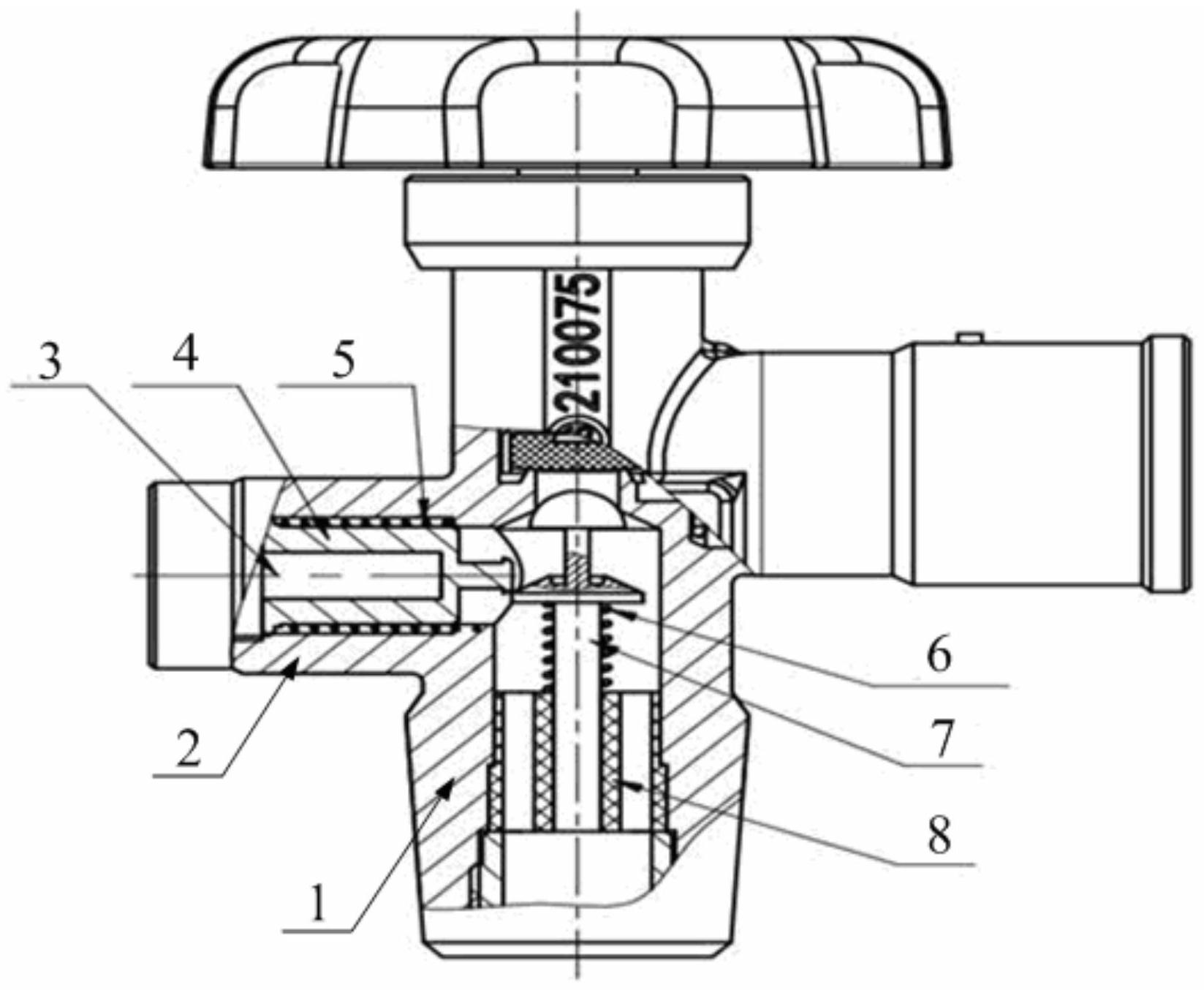 二氧化碳气瓶阀结构图图片