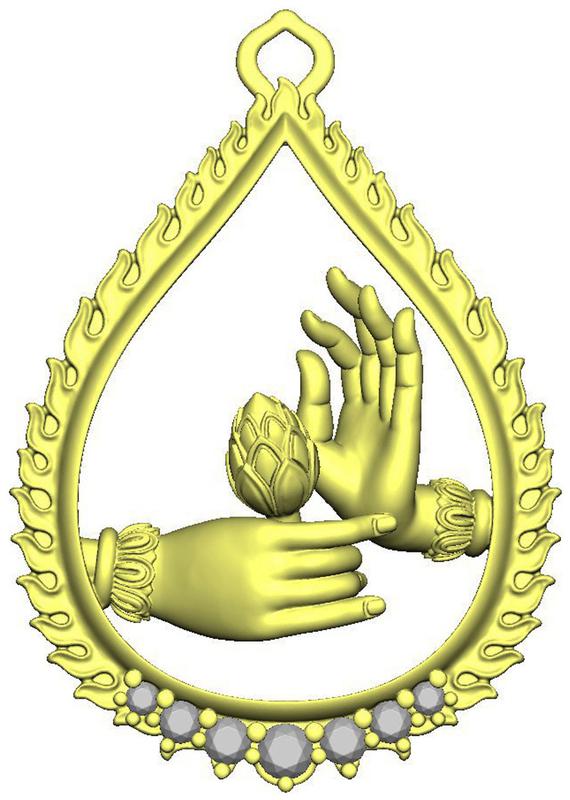 吊坠(观音法手Ⅲ)-爱企查