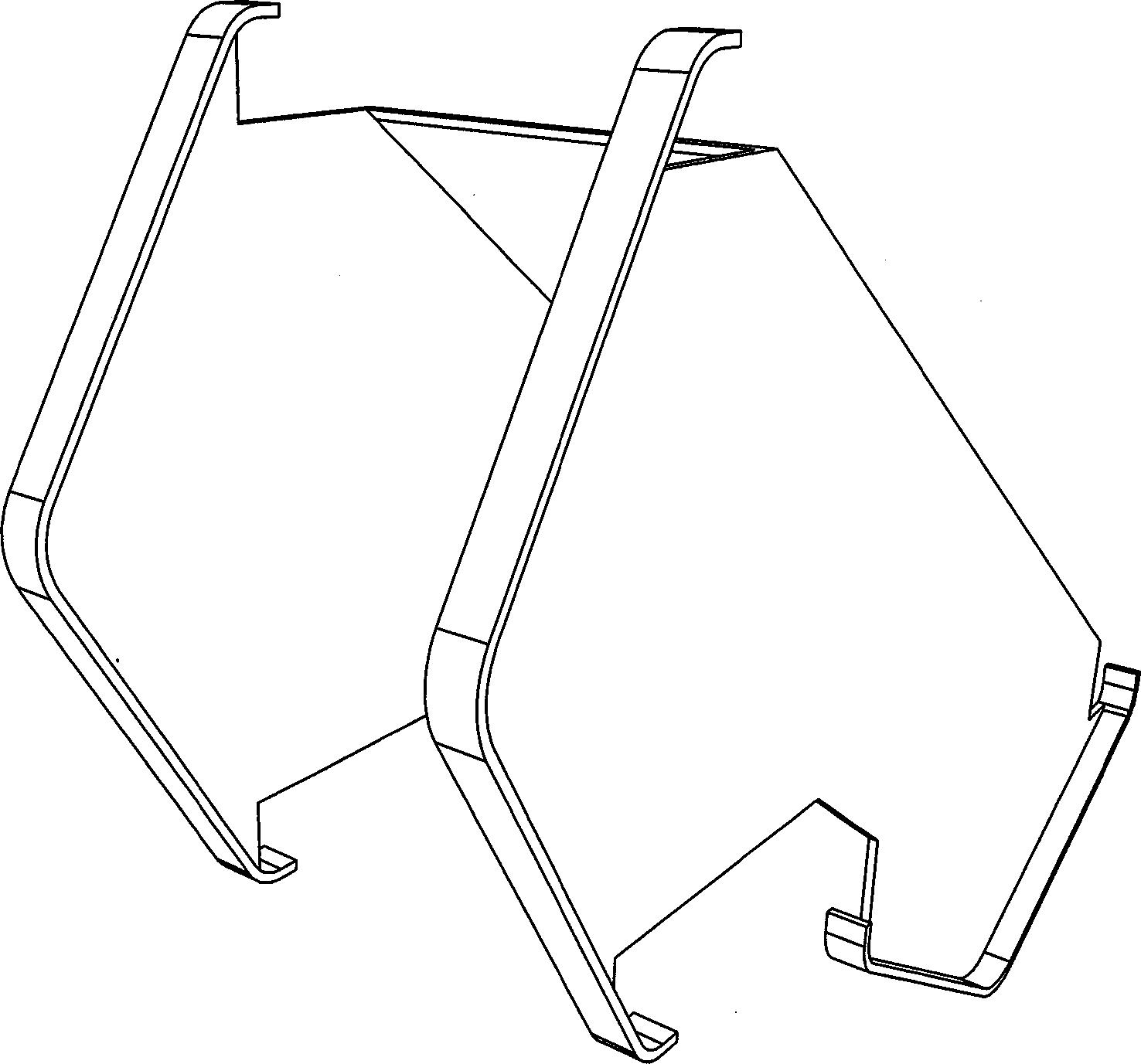 摘要附图摘要外观设计产品的名称:连接件(五).