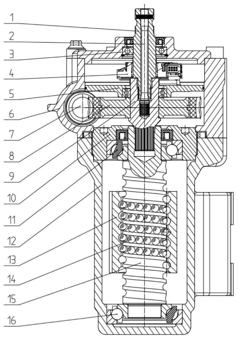 液压转向器内部结构图图片