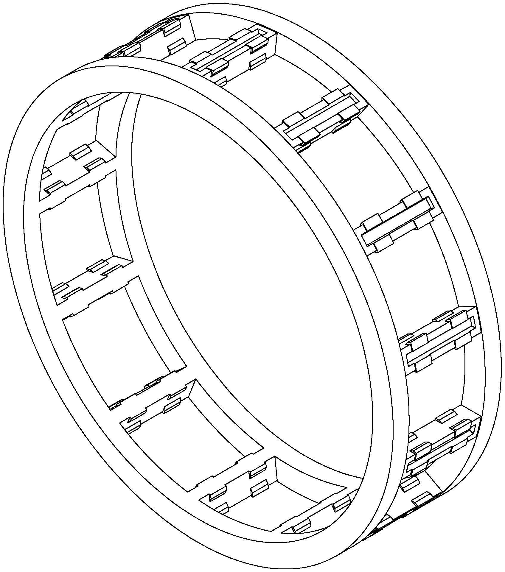 一种圆柱滚子轴承保持架-爱企查