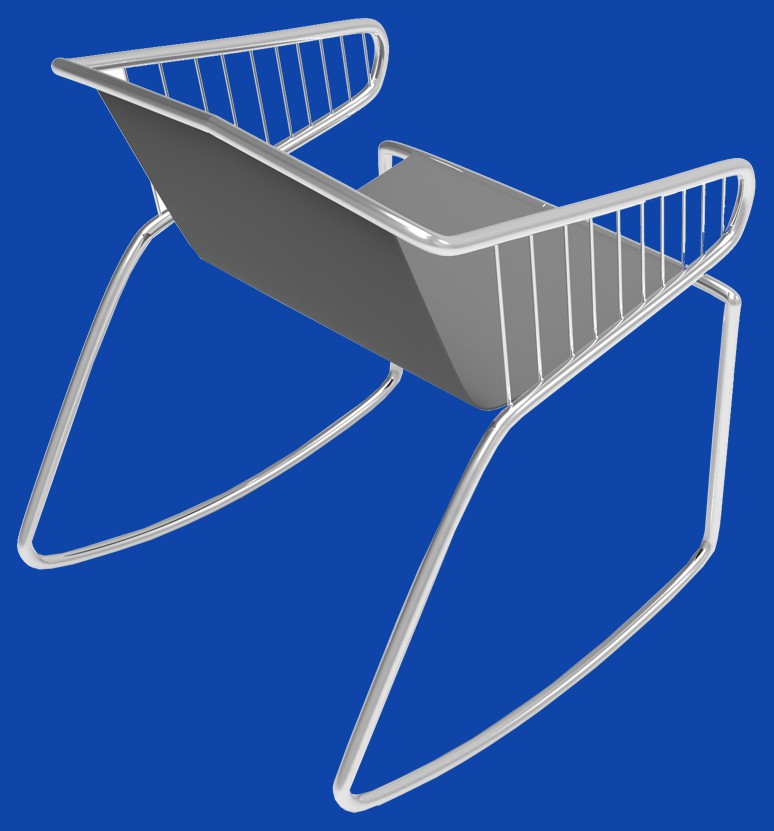 自制钢管摇椅图图片