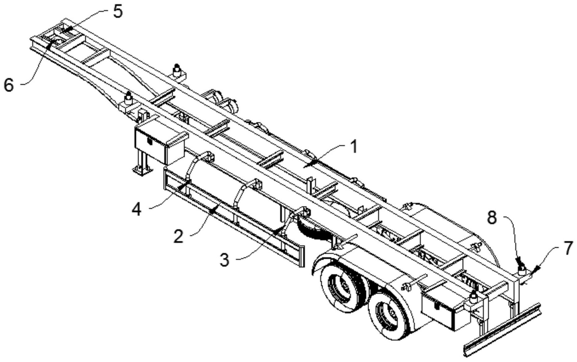 一种骨架式运输半挂车-爱企查