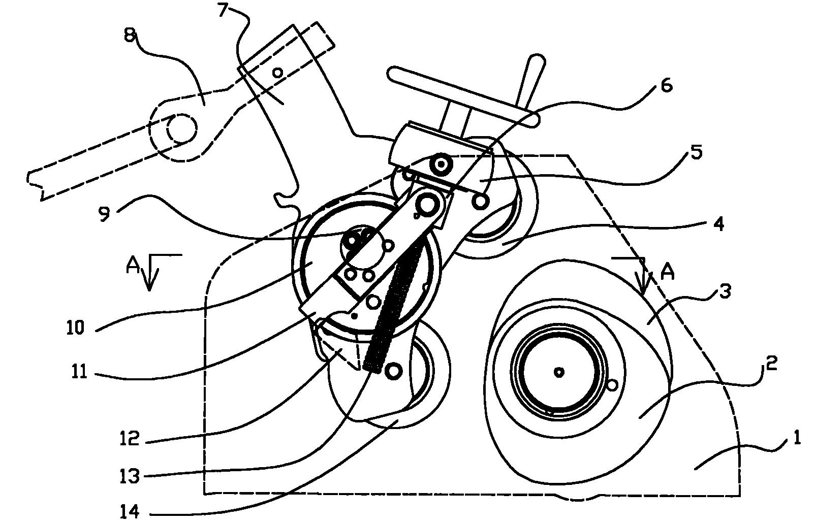 涉及一种织机共轭凸轮开口装置的平综机构.