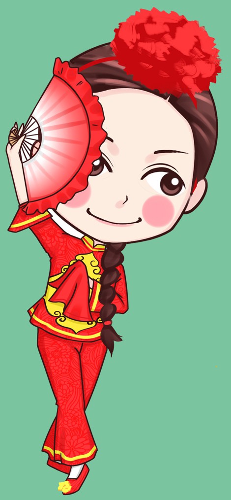 冰箱贴(花鼓灯人物1)-爱企查