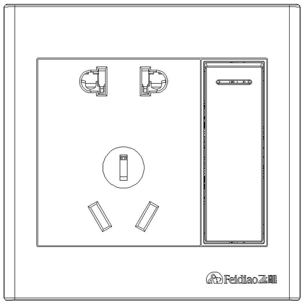 企朗开关插座图片