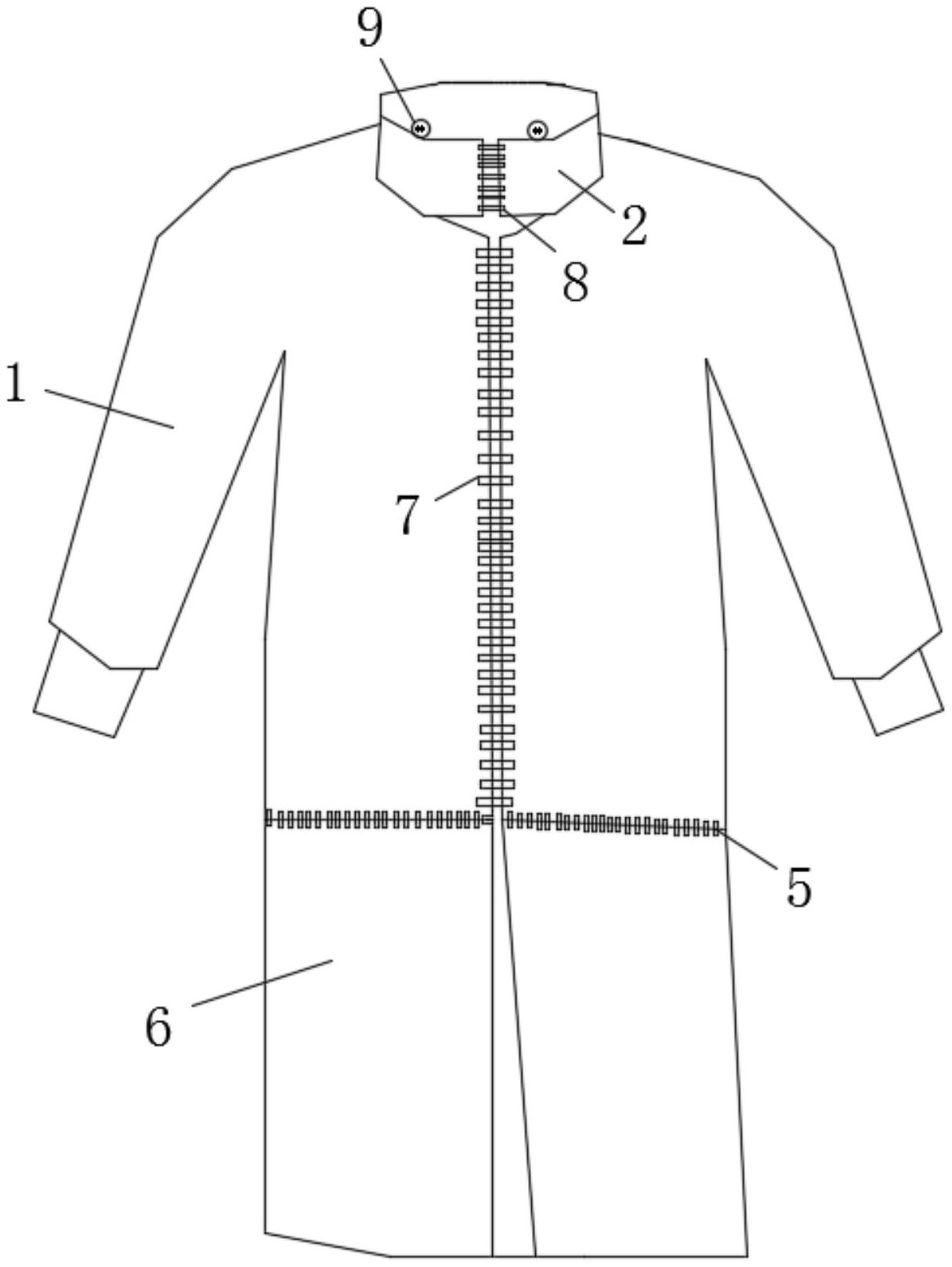 医用防护服设计图图片