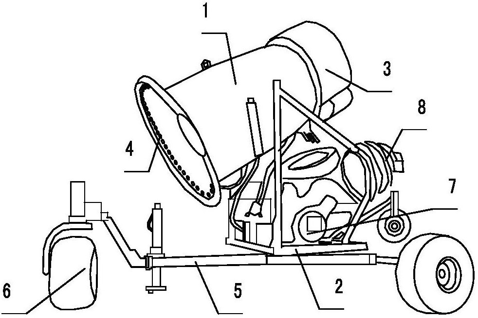 造雪机结构图图片