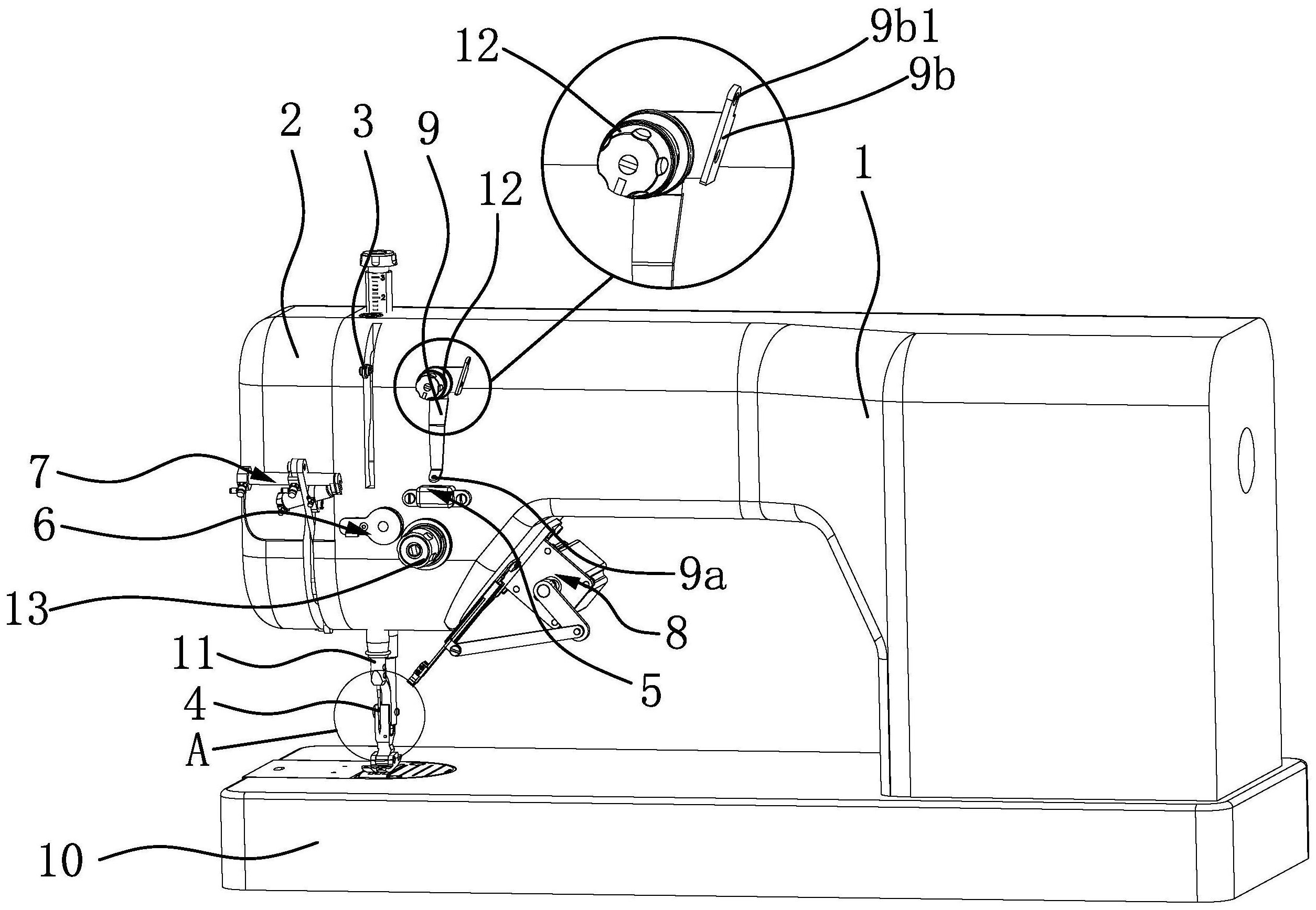一种具有自动穿线功能的缝纫机-爱企查