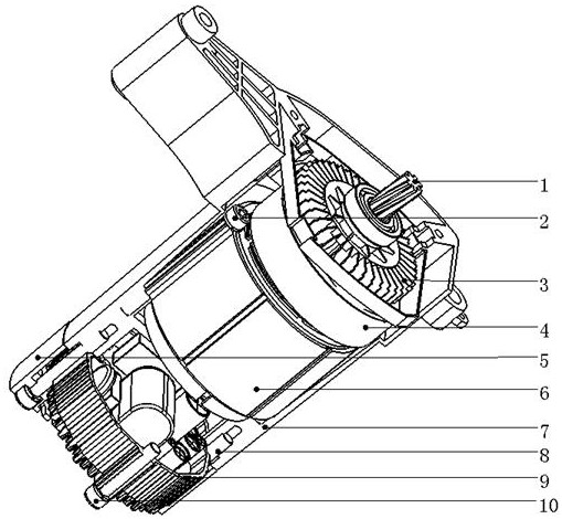 一种带直流无刷驱动系统的七寸电圆锯-爱企查