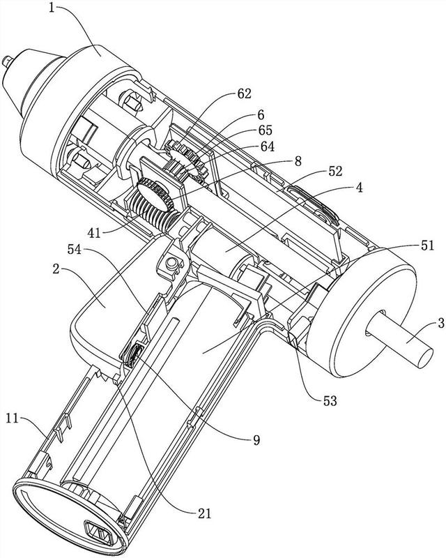 具有电动推料结构的热熔胶枪-爱企查