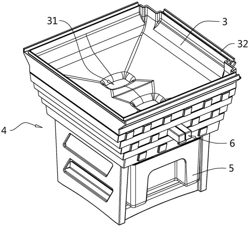 一种选通式下料机构,米斗及其储米柜